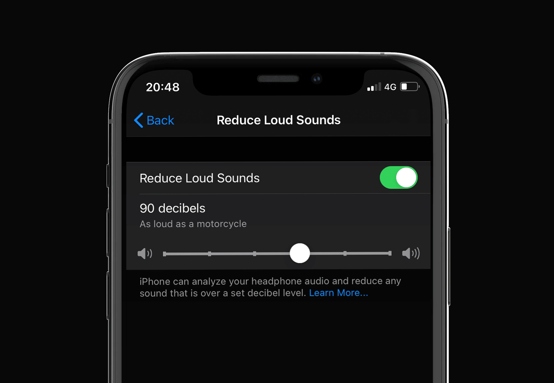 Reduce Loud Sounds - iOS 14