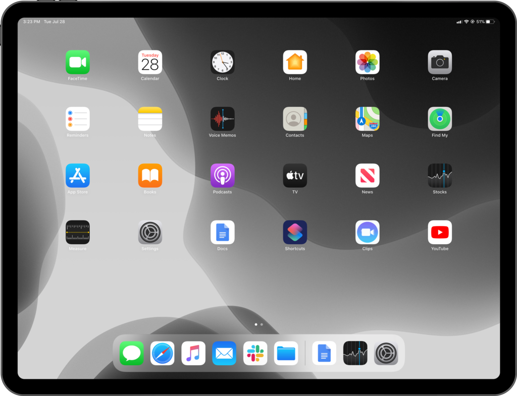 iPadOS - Home Screen