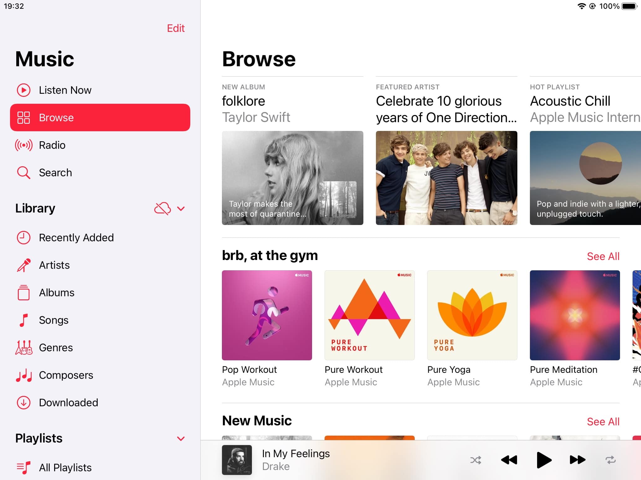 Apple Music app for iPadOS 14