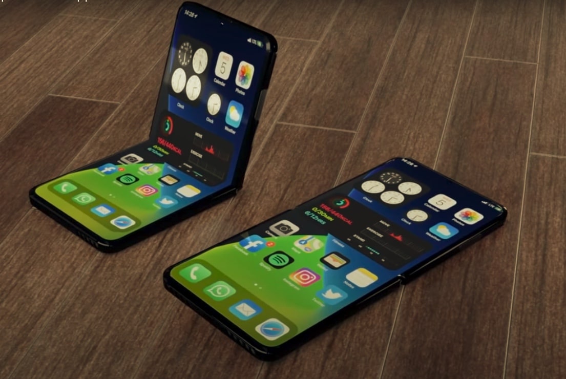 foldable clamshell iphone