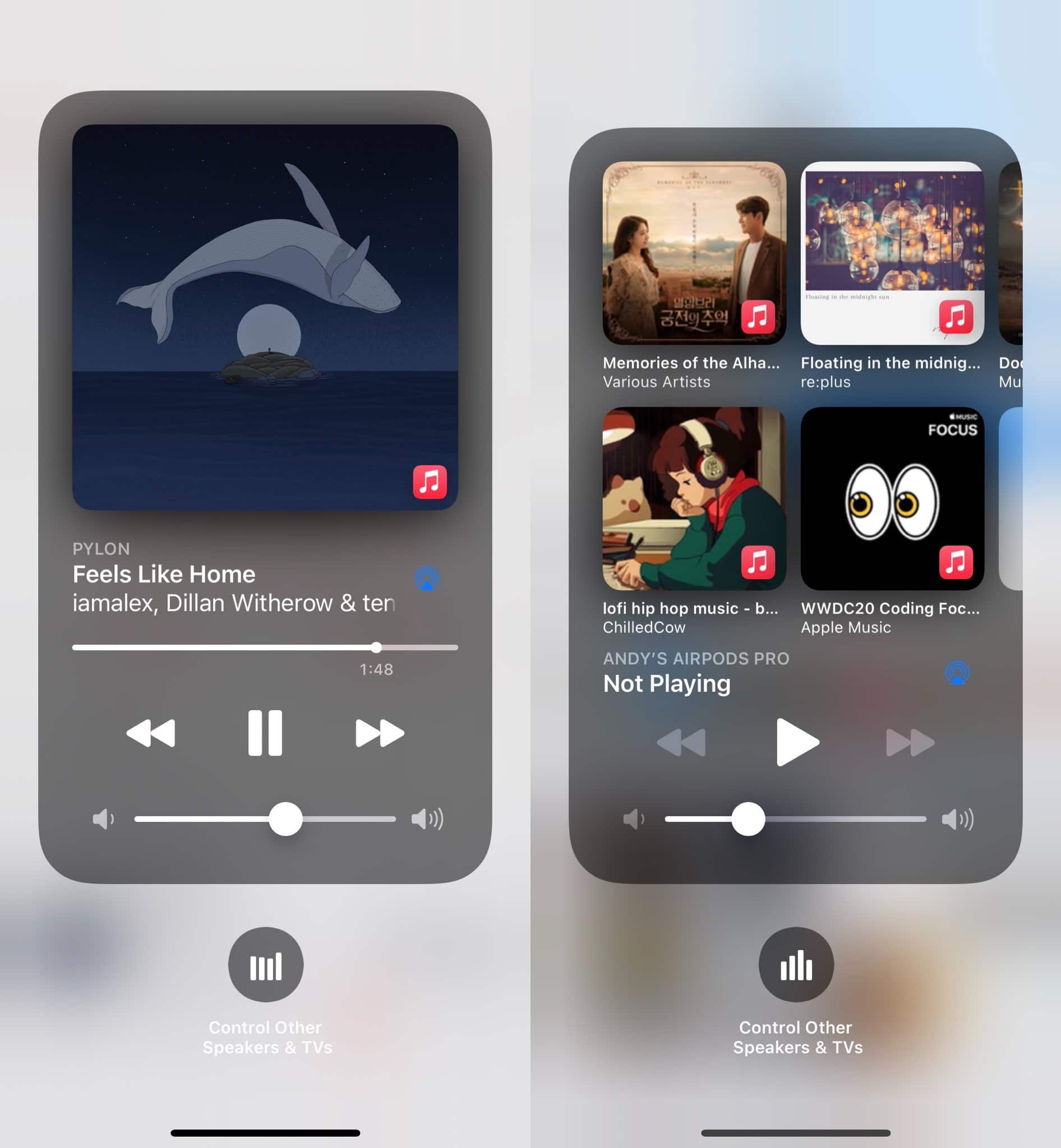 iOS 14.2 Music Suggestion