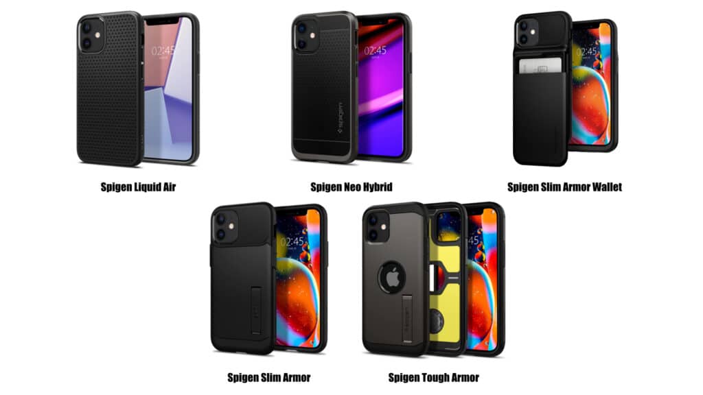 Spigen cases for iPhone 12 mini