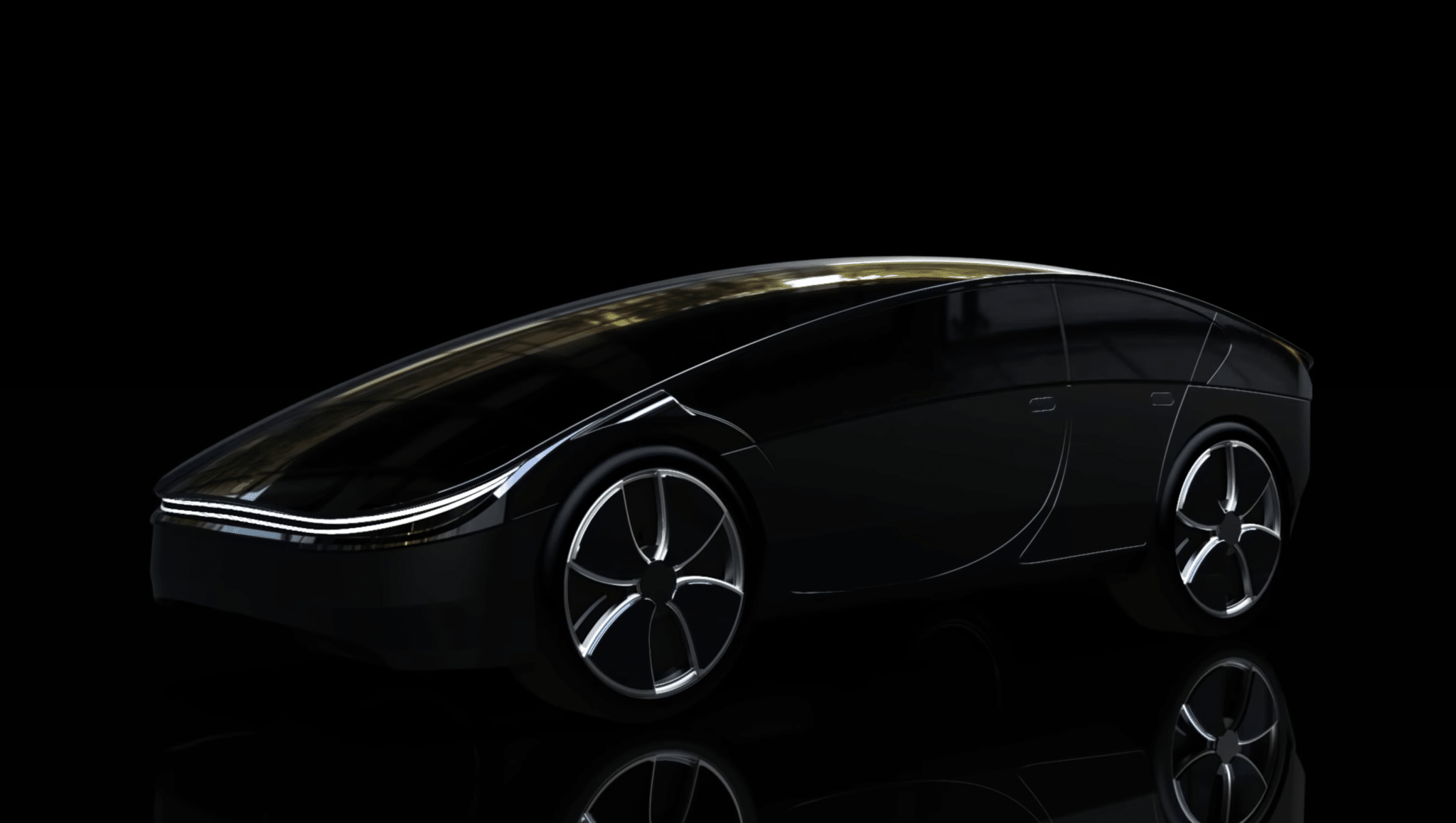 apple car concept creator design black