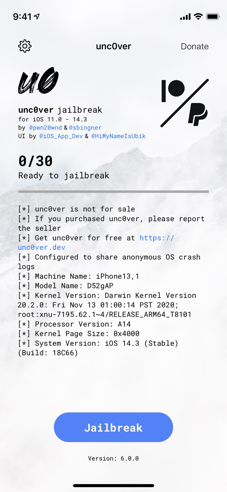 Unc0ver iOS 14 - iOS 14.3 Jailbreak