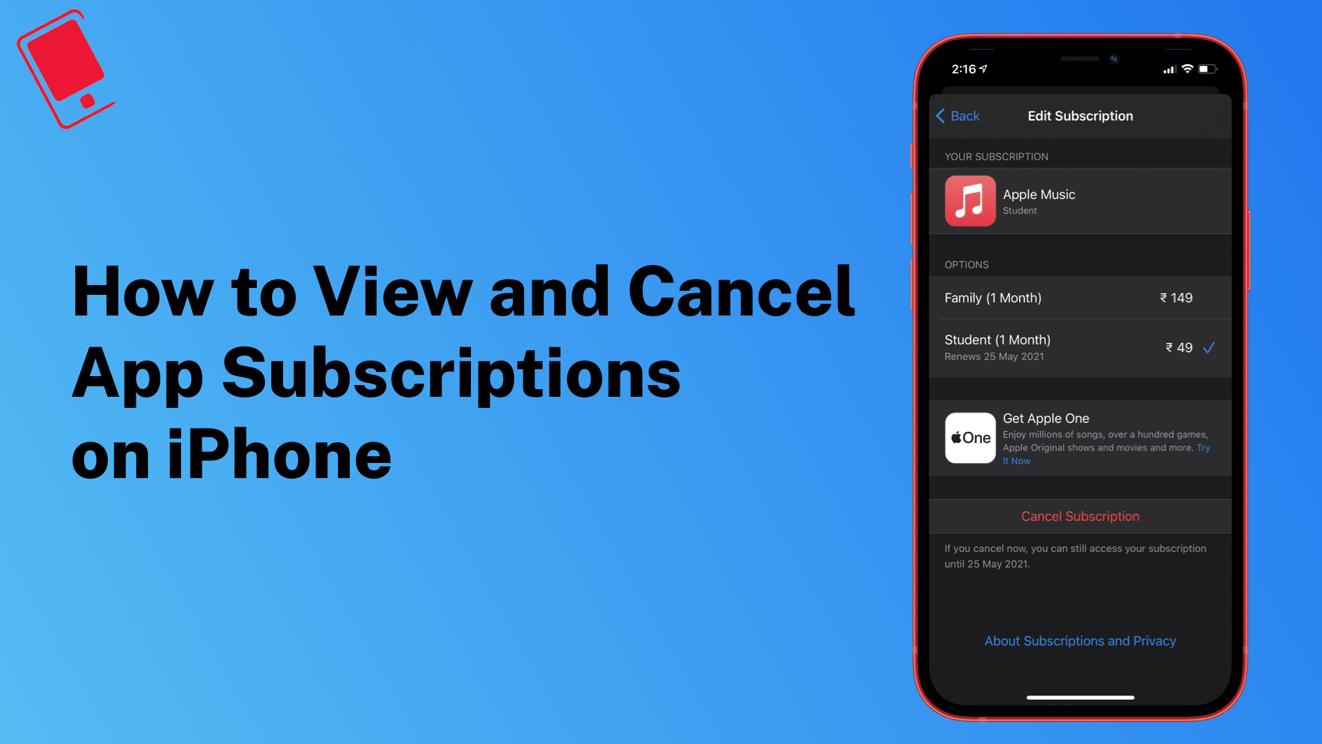 View and Manage App Store Subscriptions