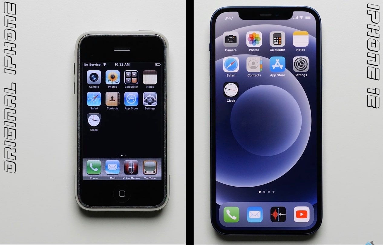 2007 original iPhone vs 2020 iPhone 12 speed test