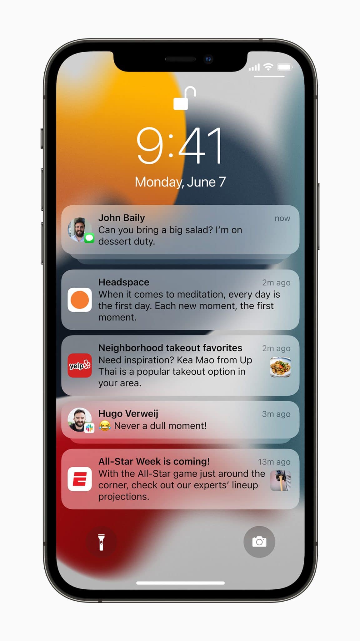 iOS 15 notifications