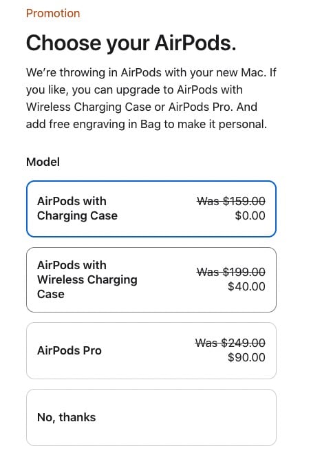 Back to School Promotion Free AirPods