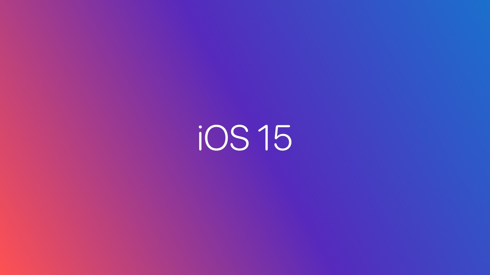 iOS 15 Beta