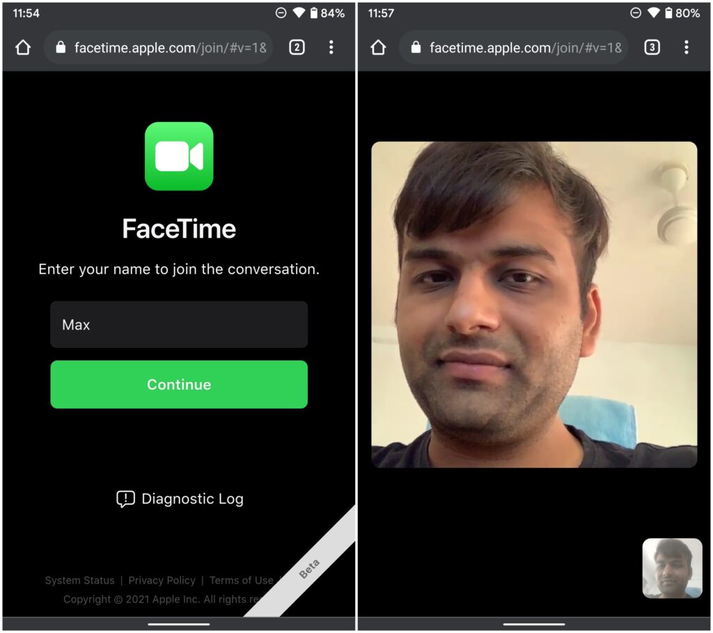 facetime call on android