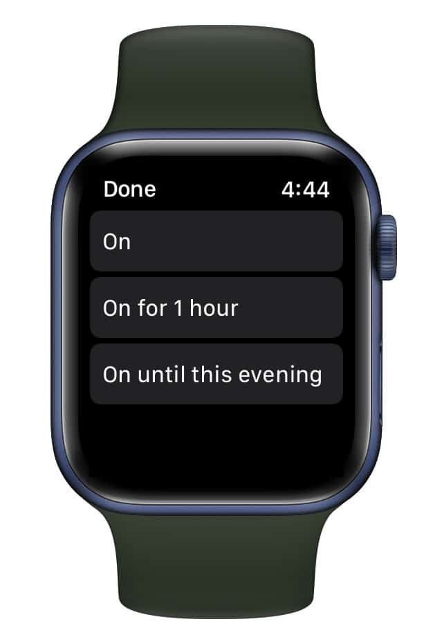 Set a Focus on Your Apple Watch 