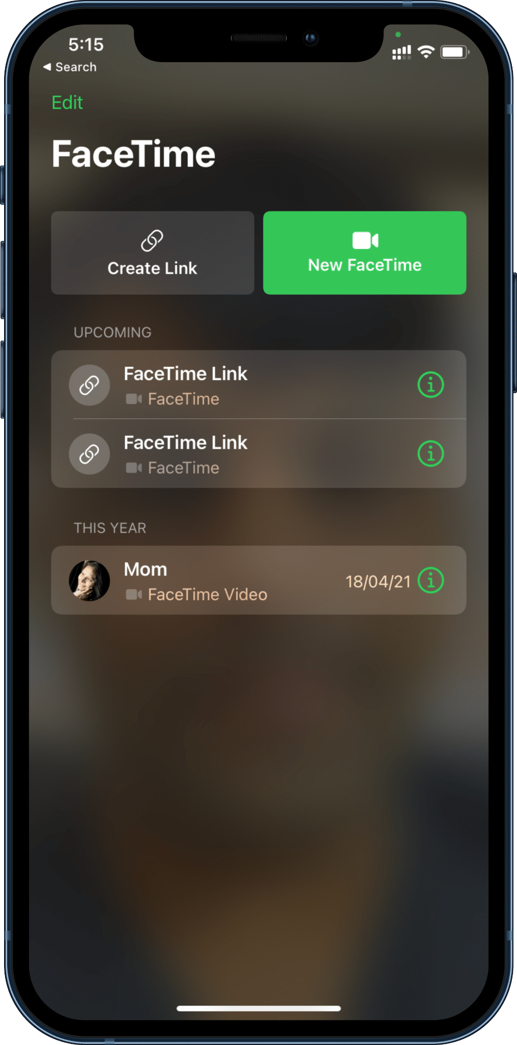 create facetime link