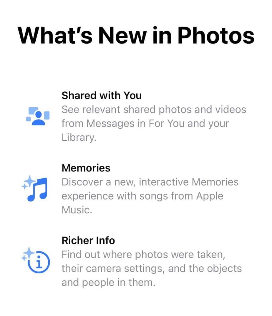 iOS 15 Photos App