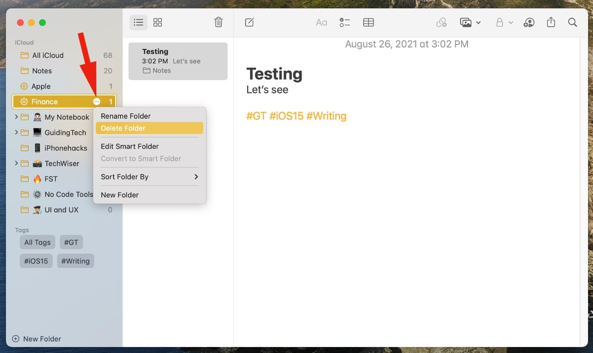 edit smart folder on mac
