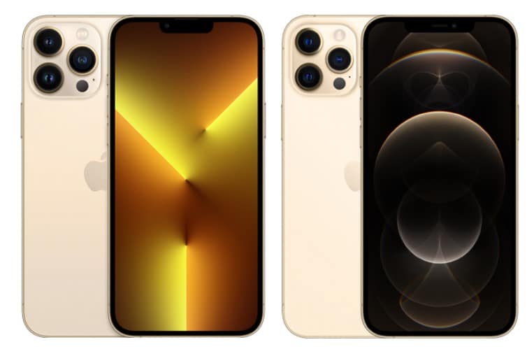 iPhone 13 Pro vs iPhone 12 Pro in Gold
