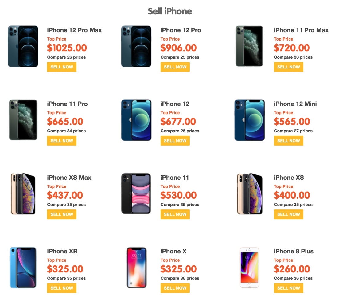 iPhone Trade In Prices in 2021