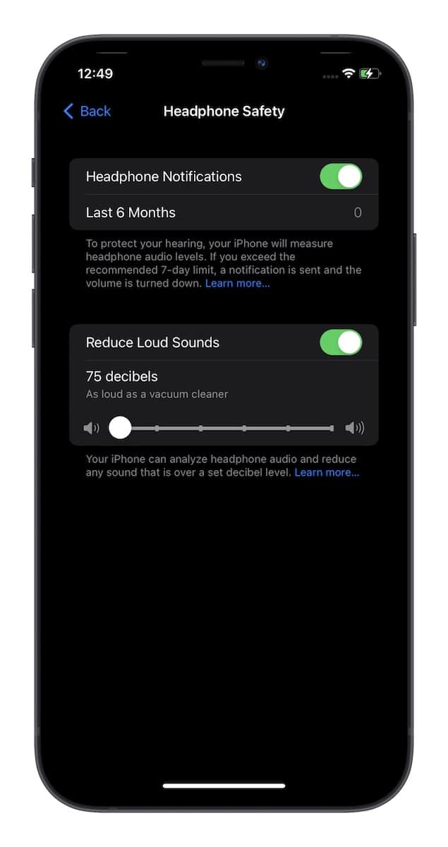 Enable Headphone Safety for AirPods 3