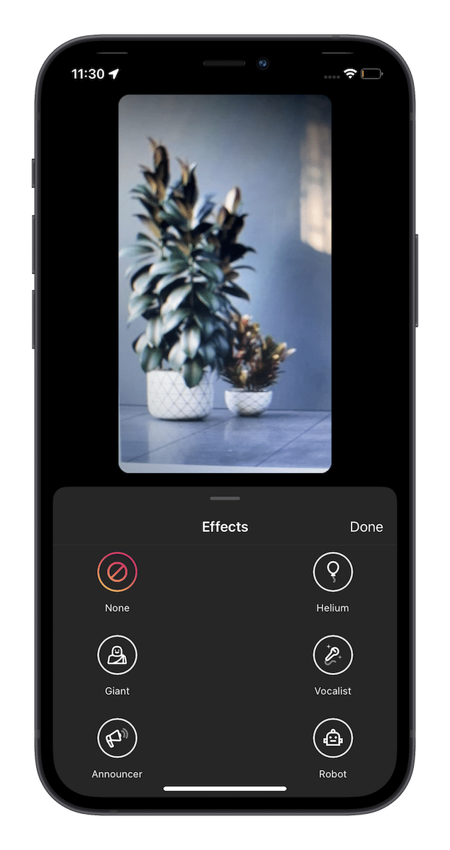 Use Audio effects for Instagram Reels 