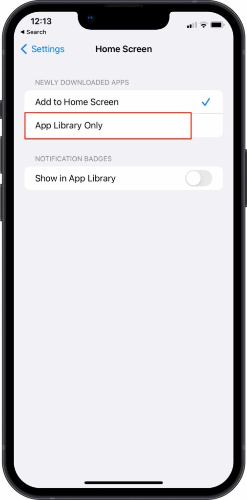 add apps to library