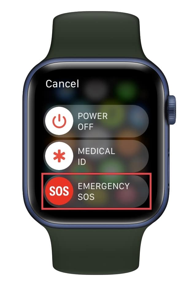 Activate Emergency SOS on Apple Watch