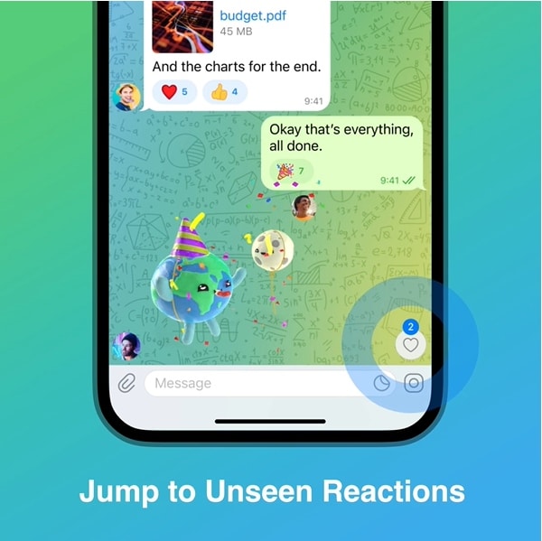Telegram Unseen reactions
