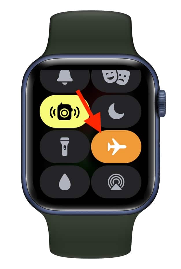 Turn on Airplane mode on Apple Watch