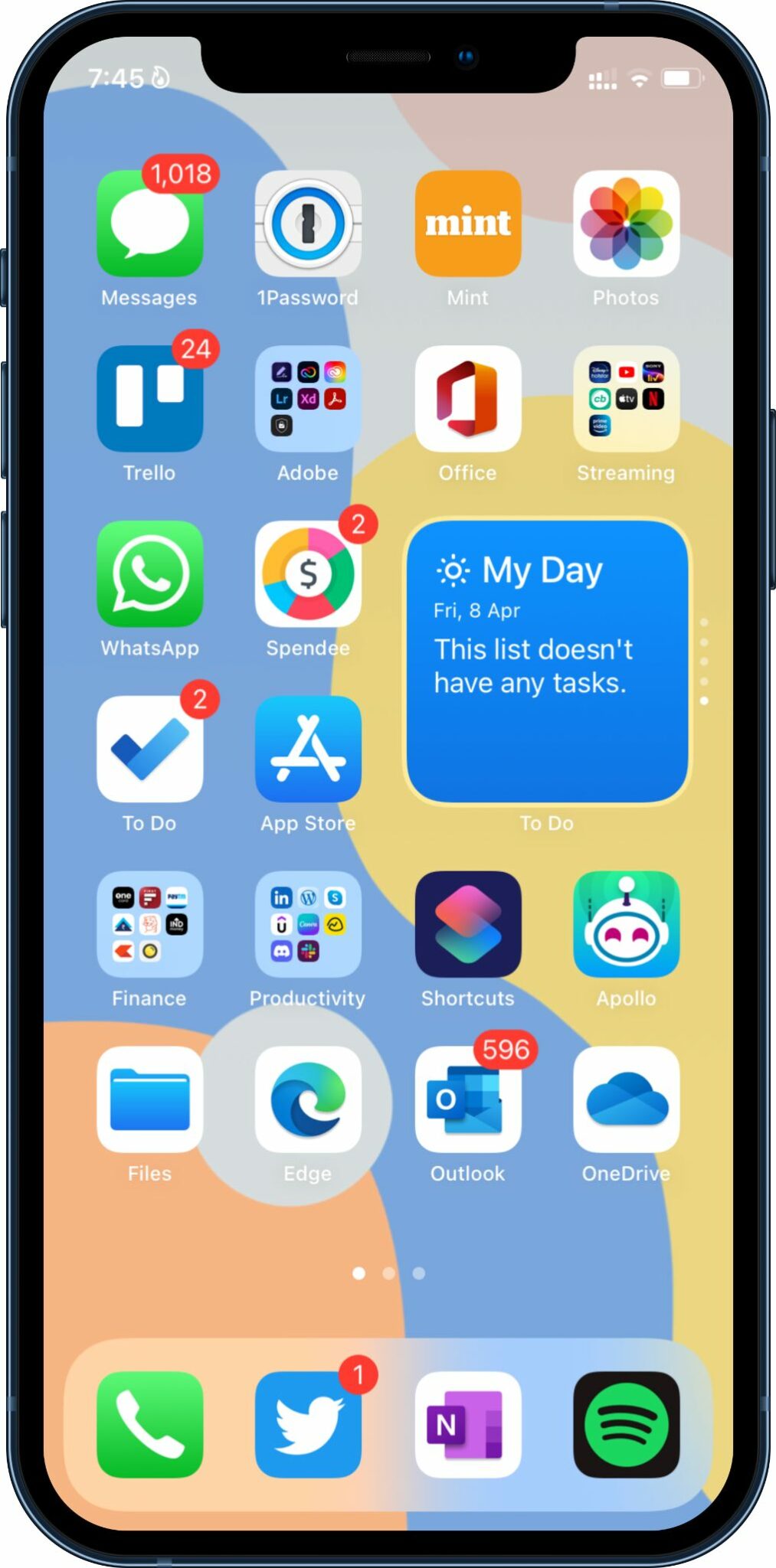 iOS 16 widgets